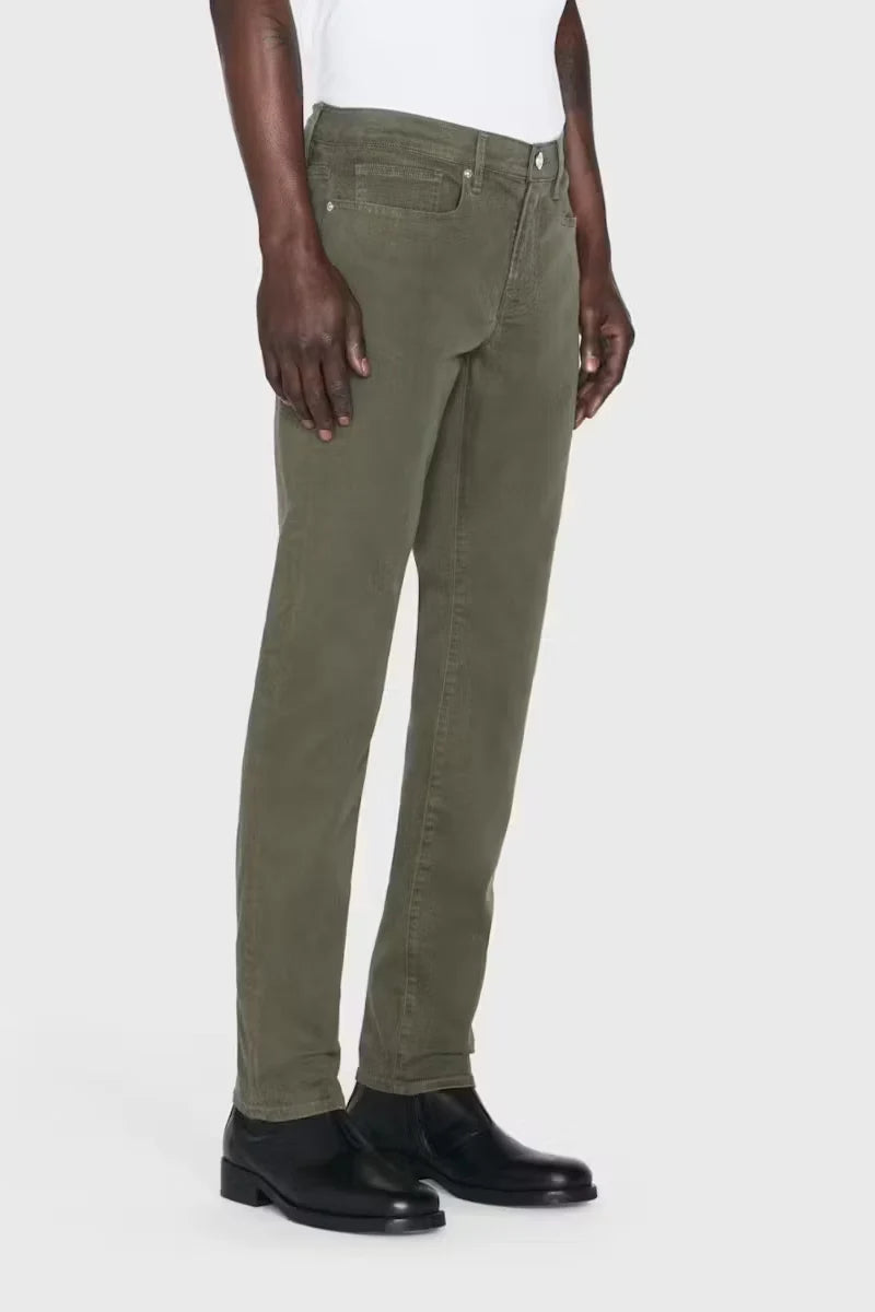 L'Homme Slim Brushed Twill Pants FRAME   