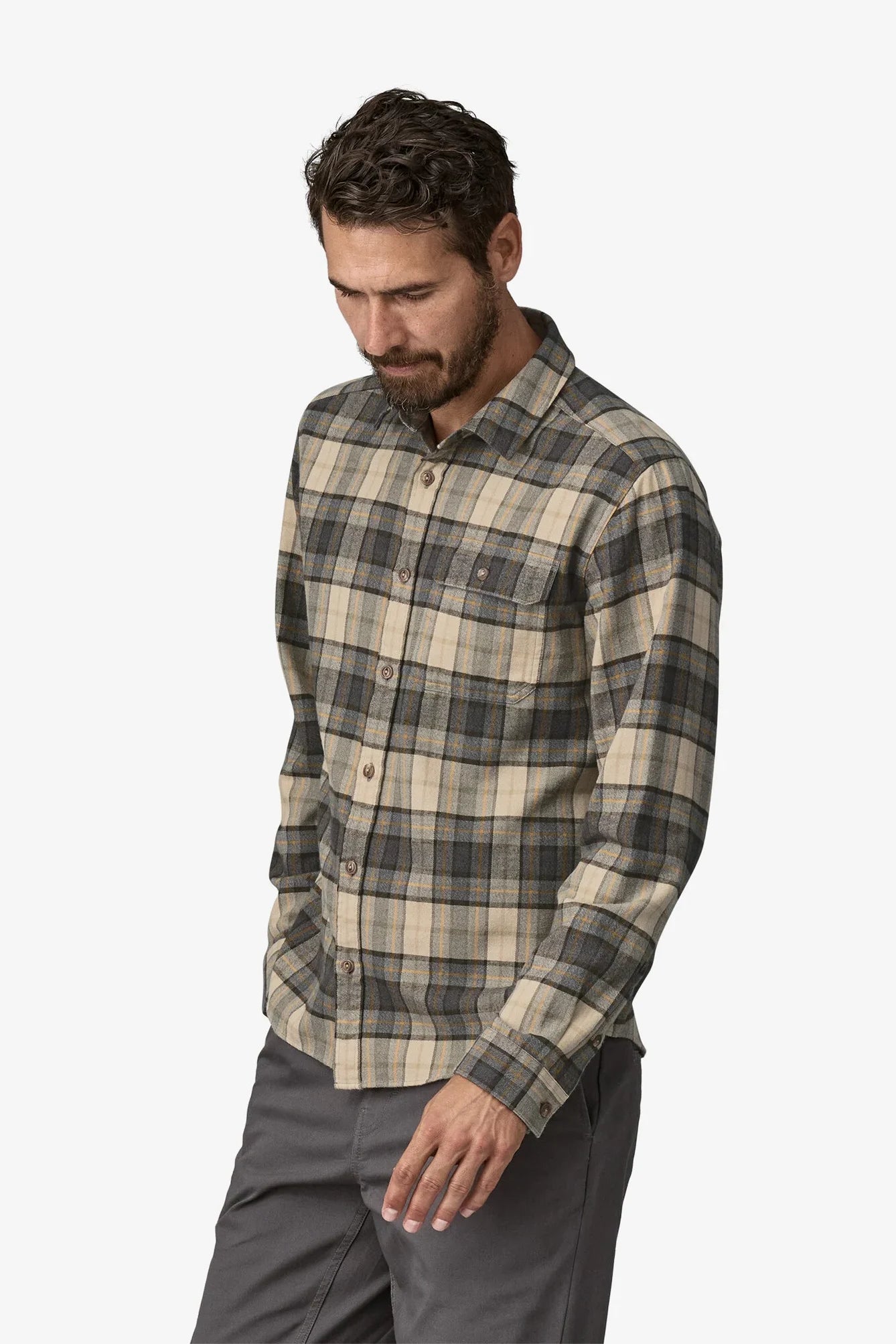 Long-Sleeved Lightweight Fjord Flannel Shirt Shirts Patagonia   