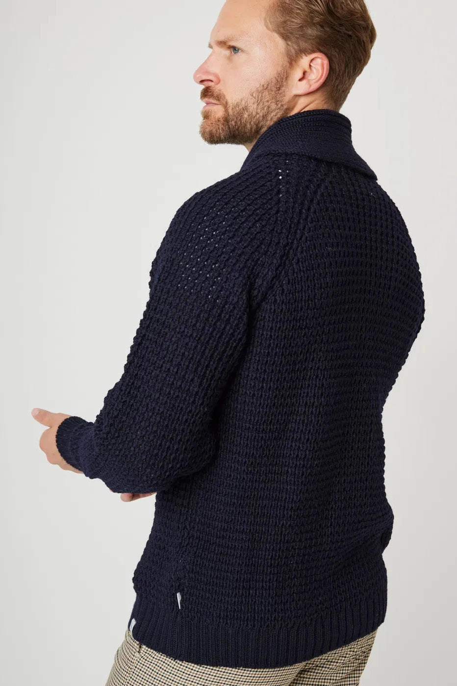 Waffle Shawl Cardigan Sweaters Peregrine   