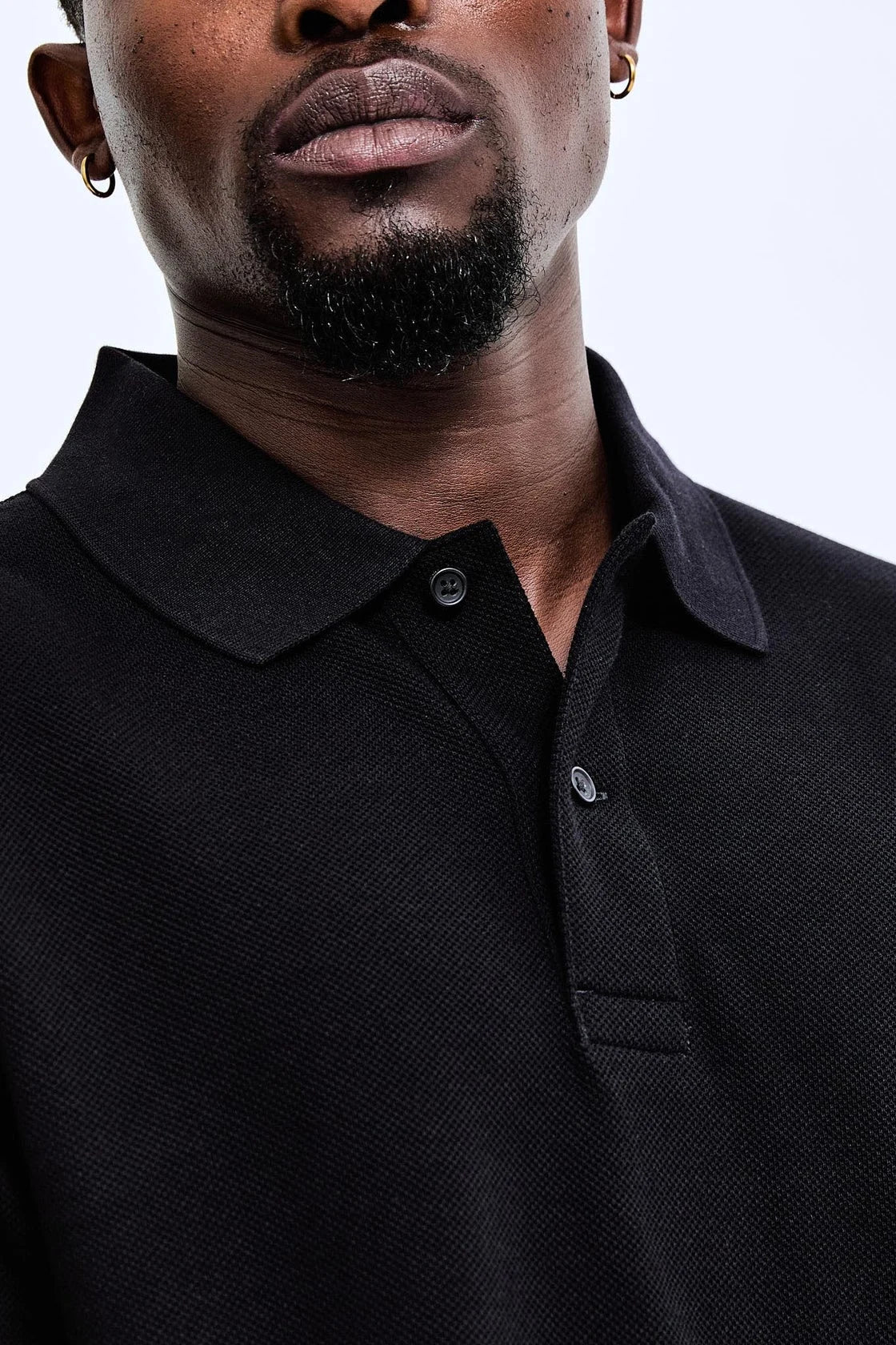 Athletic Pique Academy Long Sleeve Polo Polos Reigning Champ   