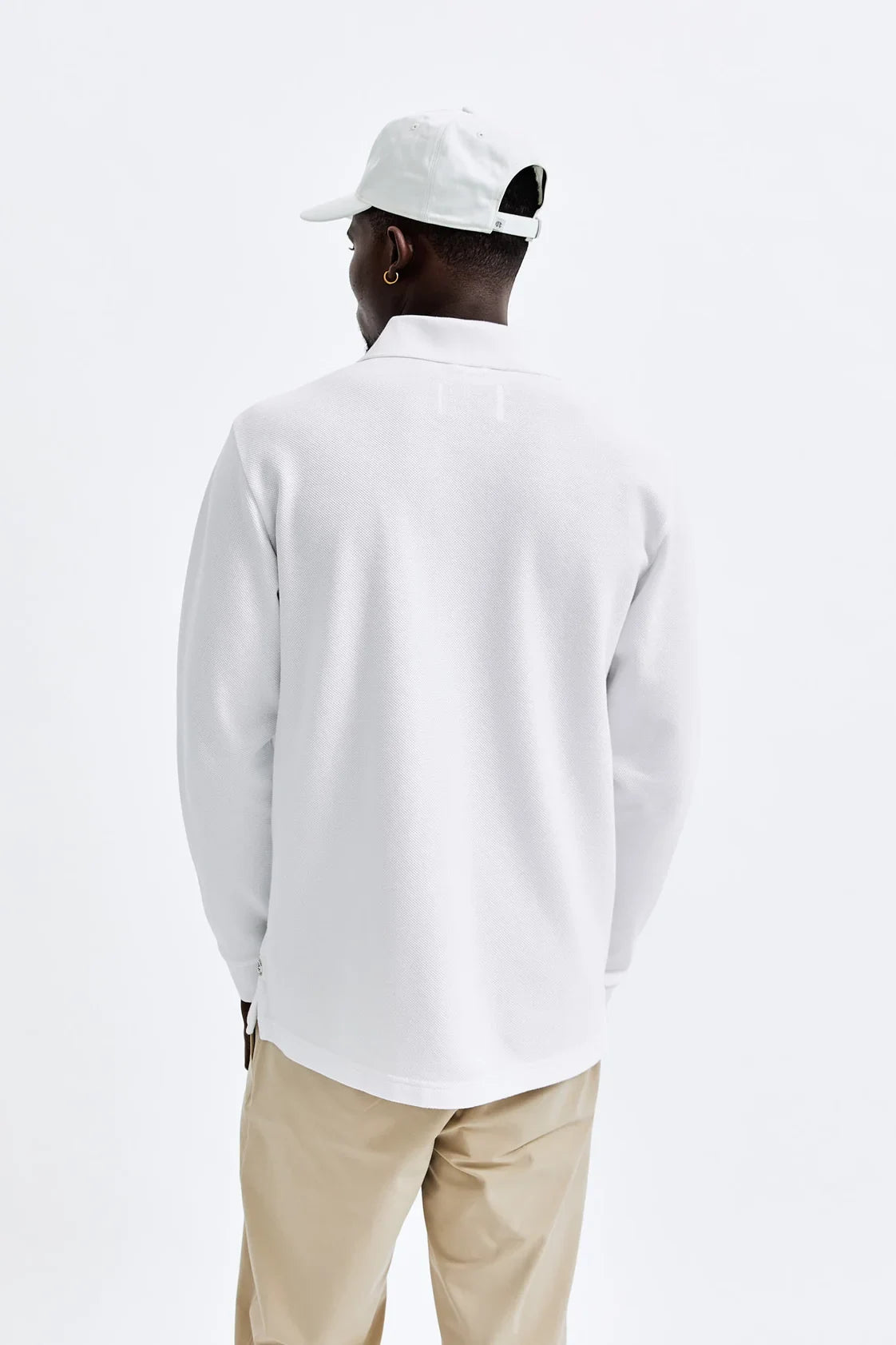 Athletic Pique Academy Long Sleeve Polo Polos Reigning Champ   