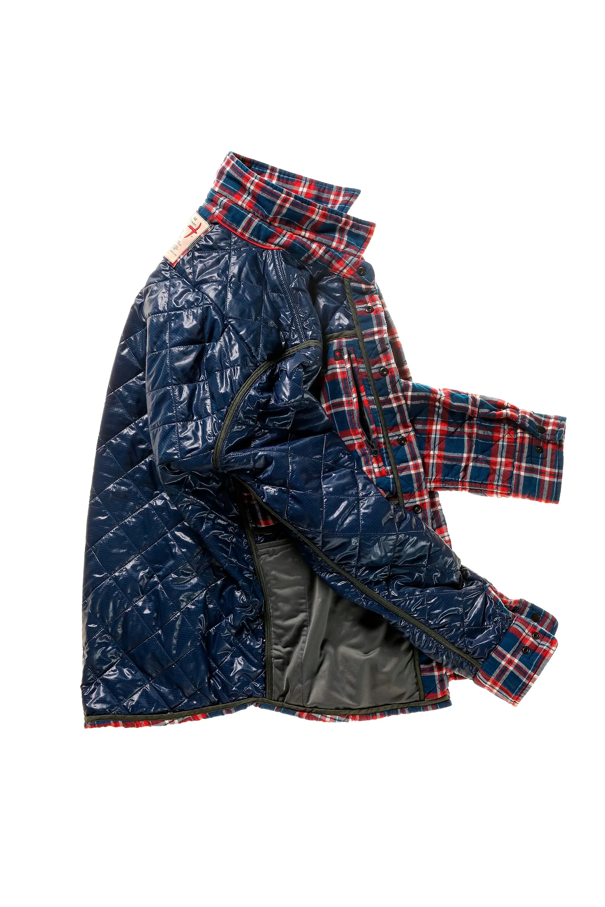 Quilted Flannel Shirtjacket Jackets Relwen   