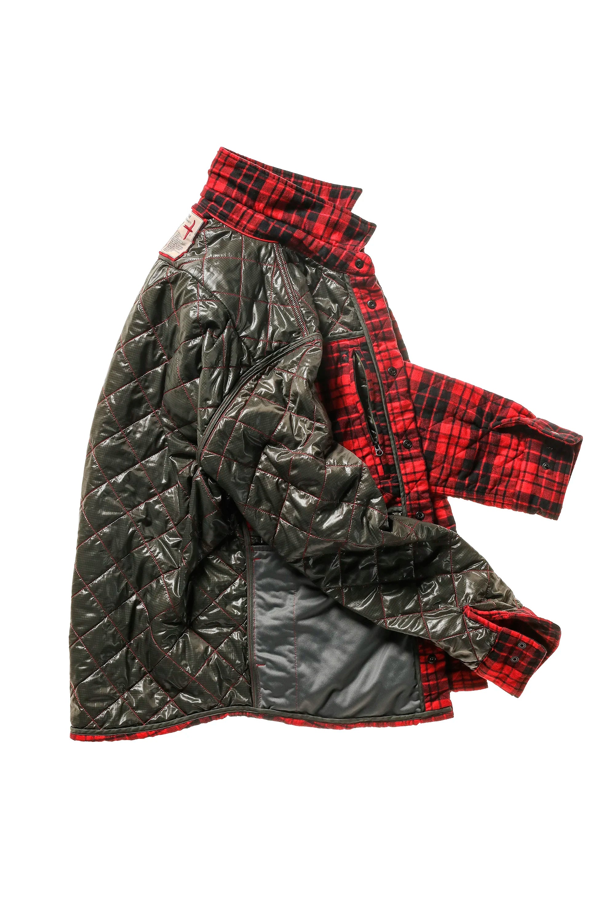 Quilted Flannel Shirtjacket Jackets Relwen   