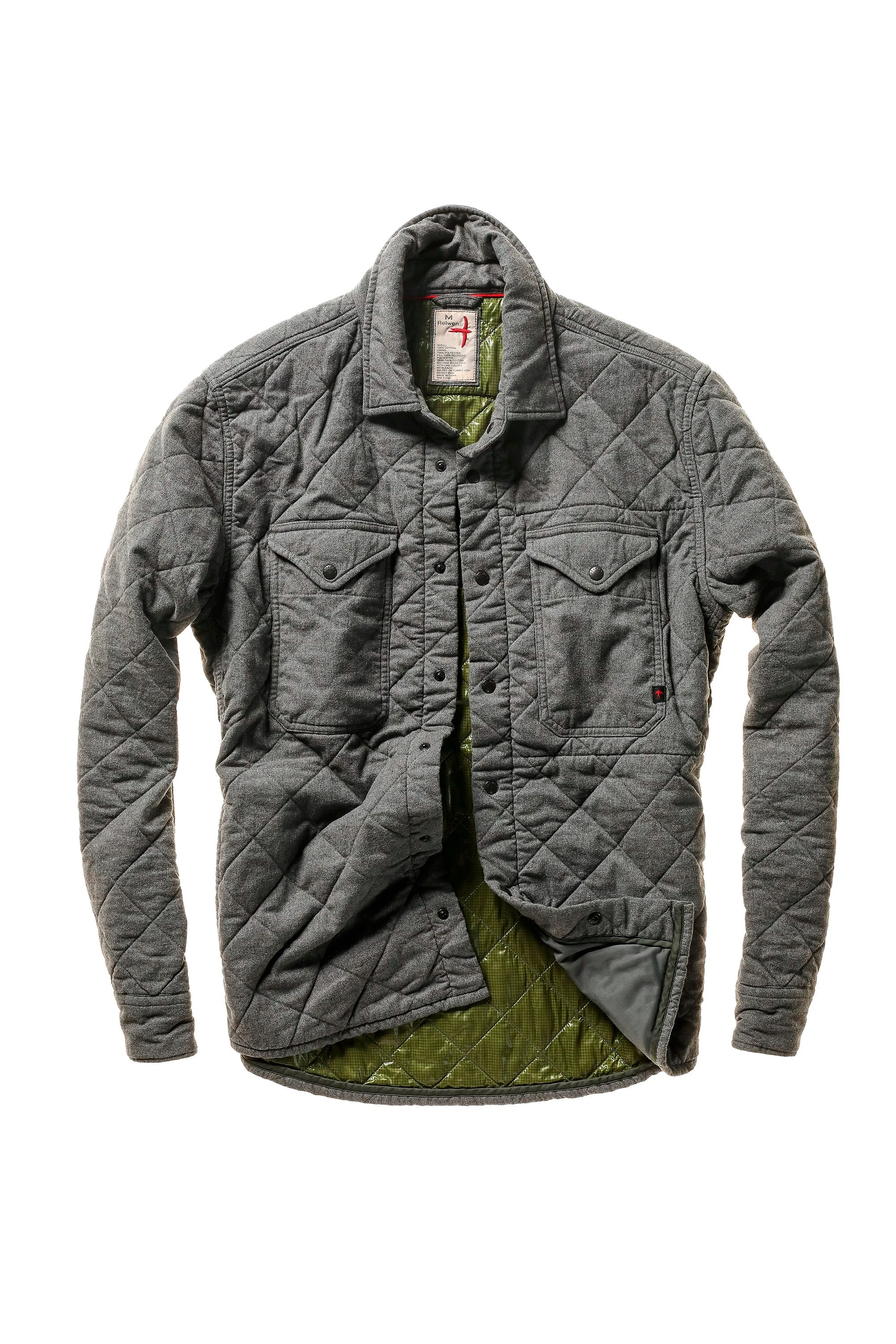 Tick Weave Shirtjacket Jackets Relwen   