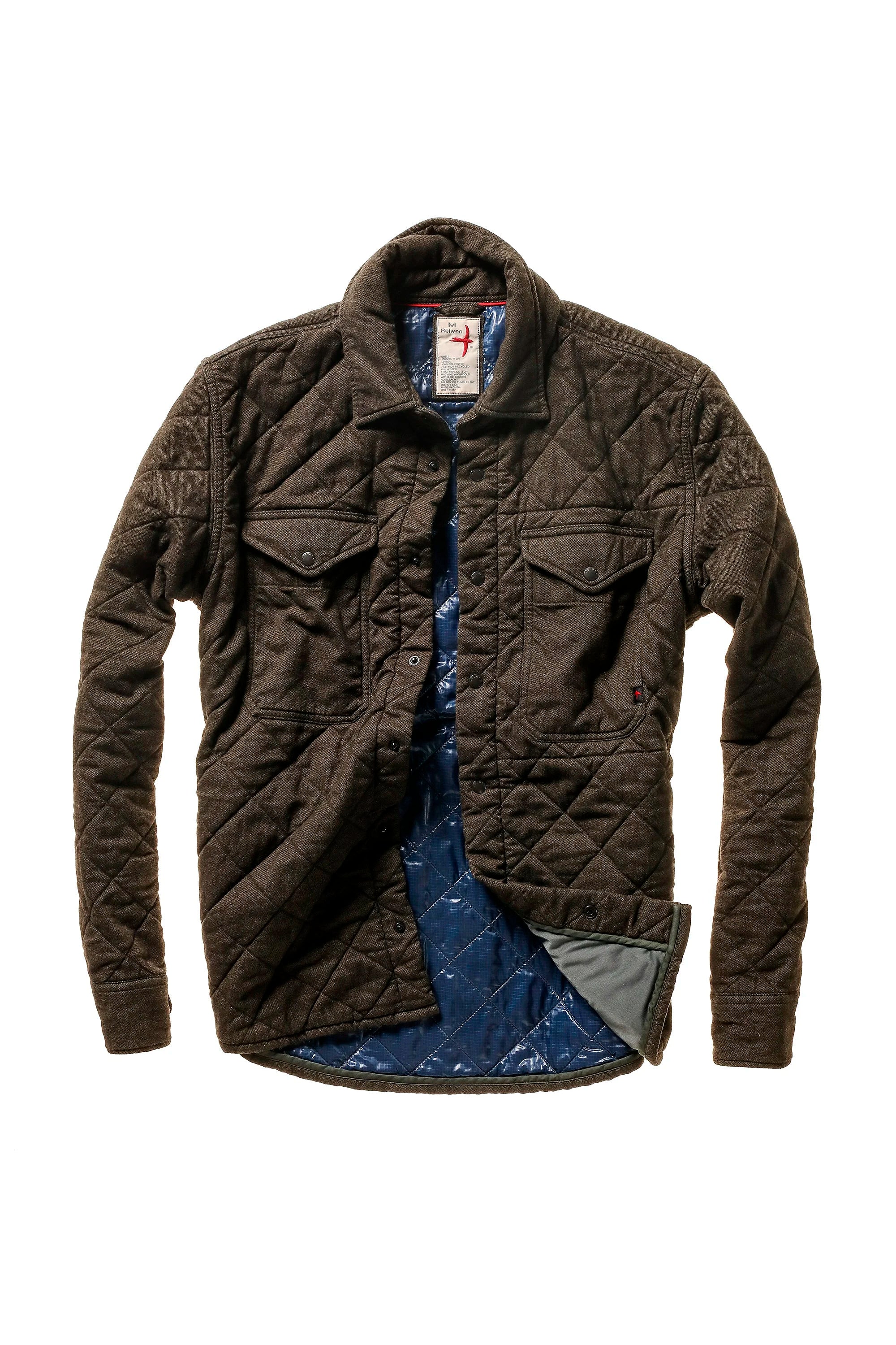 Tick Weave Shirtjacket Jackets Relwen   