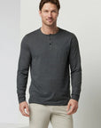 Long Sleeve Ease Performance Henley T-Shirts Vuori   