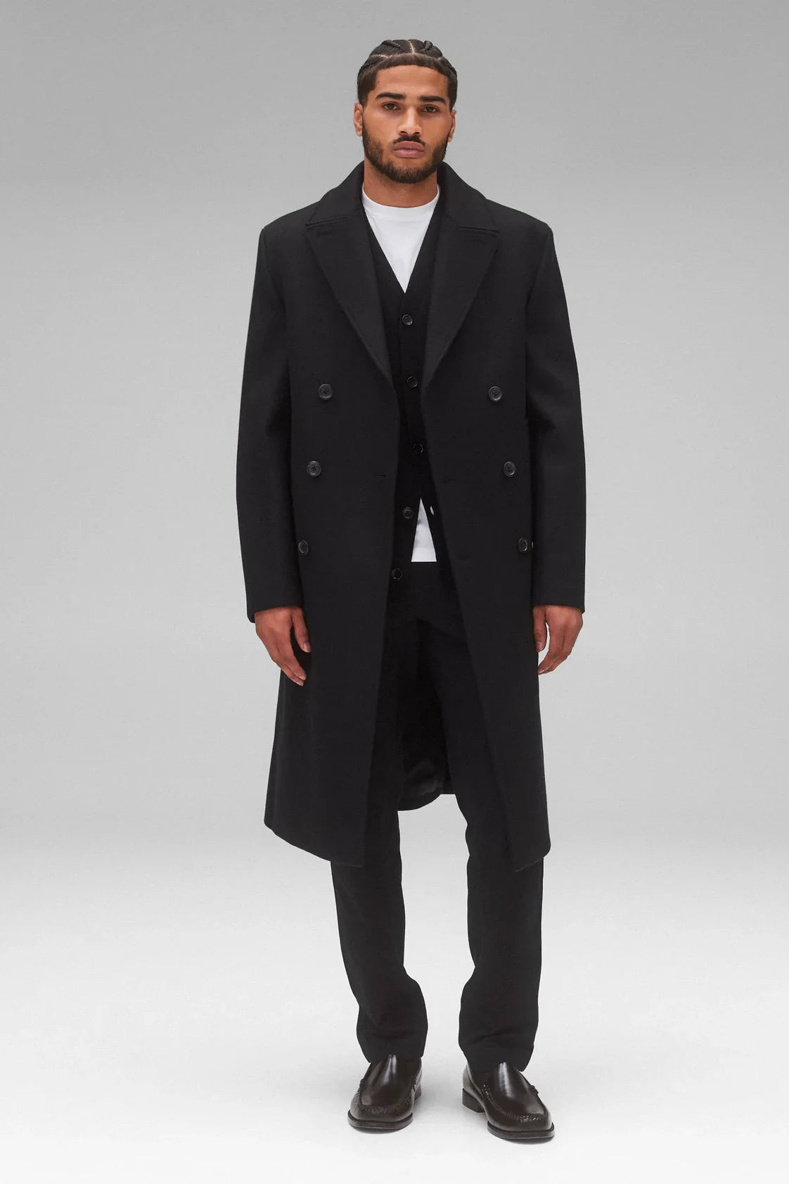 Wool Cashmere Polo Coat Jackets Reigning Champ   