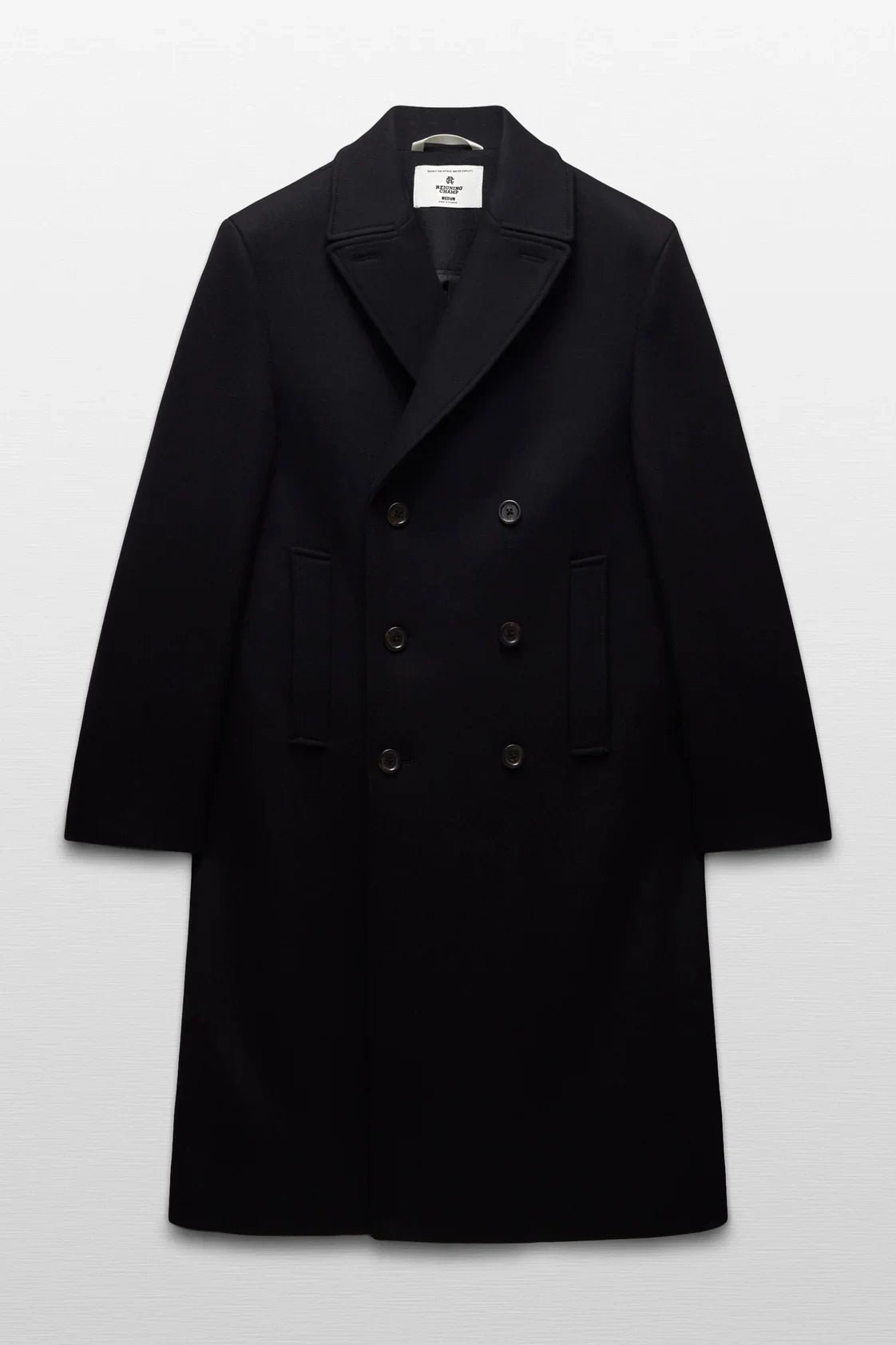 Wool Cashmere Polo Coat Jackets Reigning Champ   